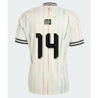 Camiseta Japón Junya Ito #14 Segunda Equipación Replica Mundial 2026 mangas cortas